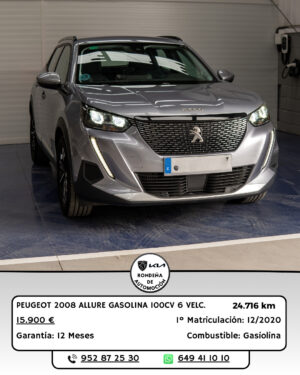 PEUGEOT 2008 ALLURE GASOLINA 100CV 6 VELC.