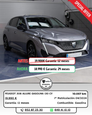 PEUGEOT 308 ALLURE GASOLINA 130CV