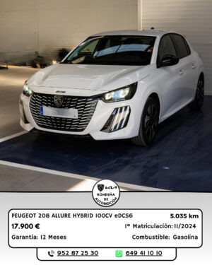 Peugeot 208 Allure hybrid 100 CV eDCS6