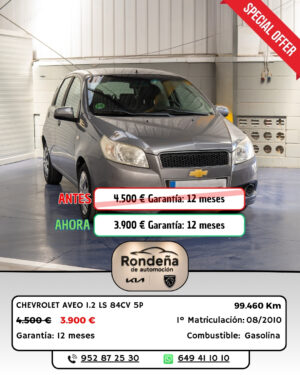 Chevrolet Aveo 1.2 LS 84CV